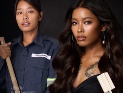 Kisah Tukang Sapu Jalanan Viral karena Cantik, Kini Jadi Model Kosmetik