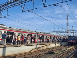 Libur Lebaran Usai, Begini Penampakan Penumpang KRL di Stasiun Bogor