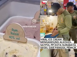 Viral Gerai Es Krim Beralkohol di Surabaya Disegel, Ini 5 Faktanya!