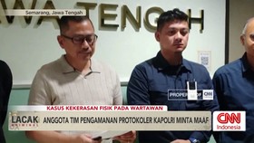 VIDEO: Anggota Tim Pengamanan Protokoler Kapolri Minta Maaf