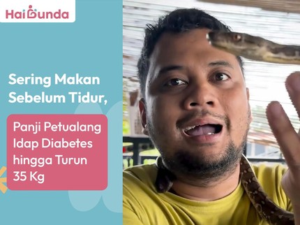 Sering Makan Sebelum Tidur, Panji Petualang Idap Diabetes hingga Turun 35 Kg