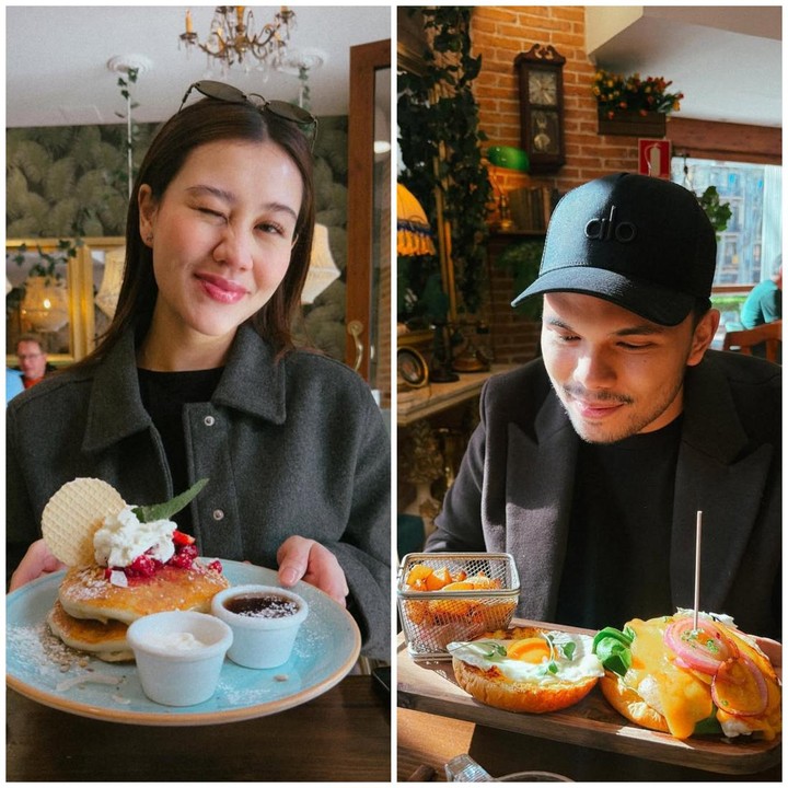 <p>Selain jalan-jalan, Aaliyah dan Thariq juga kulineran selama berada di Barcelona. Pasangan yang menikah pada 26 Juli 2024 ini terlihat menikmati beragam sajian kuliner bersama. (Foto: Instagram @aaliyah.massaid)</p>