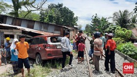 Dua Kecelakaan Kereta di Padang, 4 Orang Dilarikan ke RS