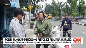 VIDEO: Polisi Tangkap Penodong Pistol Ke Penjaga Warung