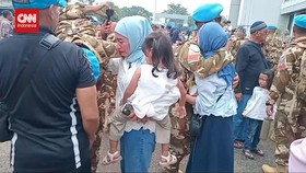 VIDEO: Tinggalkan Anak-Istri, 1.090 Pasukan TNI Berangkat ke Libanon