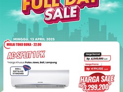 Besok Beli AC di Transmart Full Day Sale, Bisa Dapat Diskon Rp 1,2 Juta