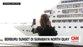 VIDEO: Berburu Sunset di Surabaya North Quay