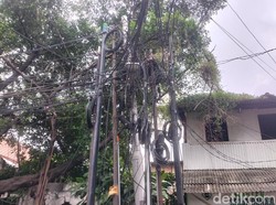 Semrawutnya Kabel di Kuningan hingga Ditakutkan Bikin Warga Celaka