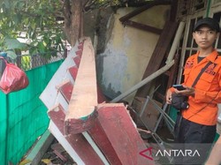 BNPB Catat Ada 35 Rumah Rusak Akibat Gempa M 4,1 Bogor