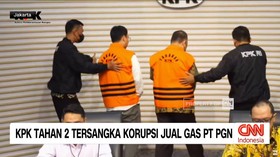 VIDEO: KPK Tahan 2 Tersangka Korupsi Jual Gas PT PGN