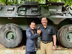 Hendropriyono Silaturahmi Idul Fitri dengan Luhut