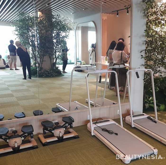 Peralatan fitness yang diterbangkan langsung dari Jepang