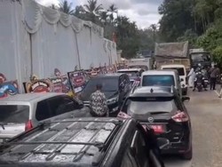 Video: Pesta Baralek Anak Gubernur Mahyeldi Bikin Macet Jalan Lintas Sumatera