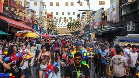 2 Hari Pertama Festival Songkran di Thailand, 59 Orang Tewas