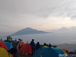 Panorama Negeri di Atas Awan dari Selatan Majalengka