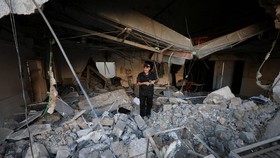 FOTO: Rudal Israel Hantam RS Al Ahli di Gaza, Tewaskan 3 Pasien