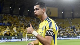 Reaksi Ronaldo Usai Cetak Gol Roket Lawan Al Riyadh