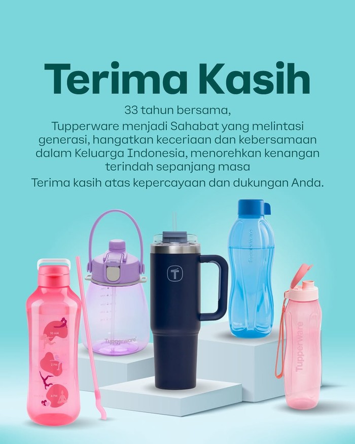 Tupperware mengucapkan salam perpisahan dengan Indonesia setelah 33 tahun jadi kebanggaan dan kesayangan emak-emak. Netizen +62 pun mengutarakan kesedihannya.