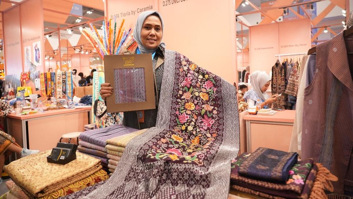 Unici Songket Silungkang, UMKM Lokal Binaan BRI Sukes Go Internasional