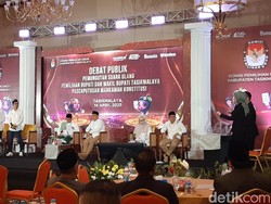 Debat Kandidat PSU Pilkada Tasikmalaya Diwarnai Orasi Seorang Aktivis