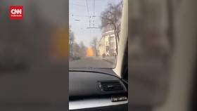 VIDEO: Detik-detik Rudal Balistik Rusia Hantam Kota Sumy di Ukraina