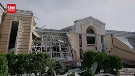 VIDEO: Rudal Rusia Hantam Kebaktian Gereja di Ukraina, 34 Orang Tewas