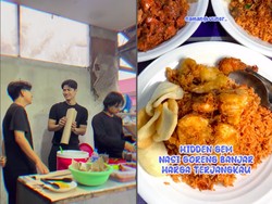 3 Pria Tampan Penjual Nasi Goreng Ini Bikin Pembeli Salting