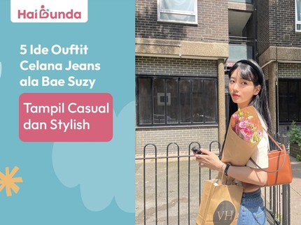 5 Ide Outfit Celana Jeans ala Bae Suzy, Tampil Casual dan Stylish