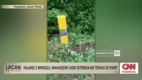 VIDEO: Hilang 3 Minggu, Mahasiswi UGM Ditemukan Tewas di Parit