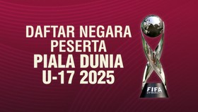 INFOGRAFIS: Daftar Negara Peserta Piala Dunia U-17 2025