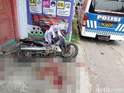 Motor Tabrak Dinding Toko Percetakan Jombang, Bapak Selamat-Balita Tewas