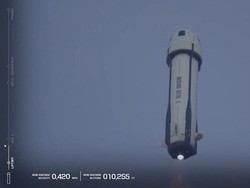 Video: Momen Blue Origin 11 Menit Bawa 6 Penumpang ke Luar Angkasa