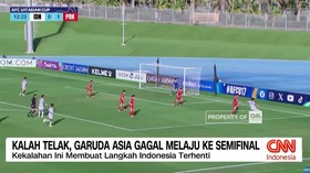 VIDEO: Kalah Telak, Garuda Asia Gagal Melaju ke Semifinal