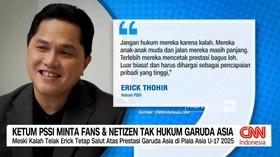 VIDEO: Ketum PSSI Minta Fans & Netizen Tak Hukum Garuda Asia