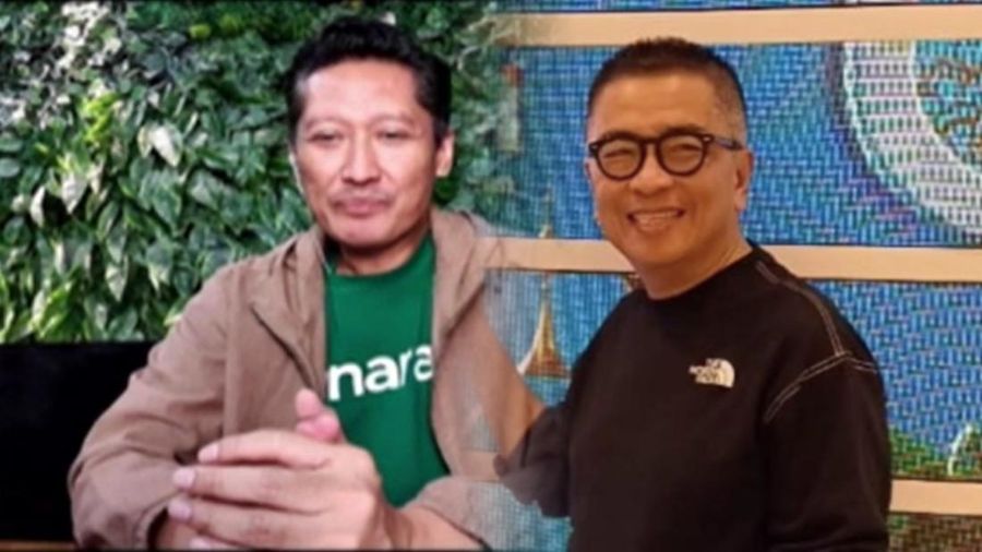 Foto koklase Mardigu dan Helmy Yahya. (CNBC Indonesia)