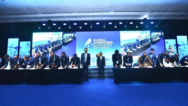 Kolaborasi Pertamina, Pemprov Jabar dan Hyundai Motor Group ini bertujuan memanfaatkan potensi produksi hidrogen rendah karbon dari TPA Sarimukti.