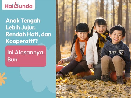 Anak Tengah Lebih Jujur, Rendah Hati, dan Kooperatif? Ini Alasannya, Bun