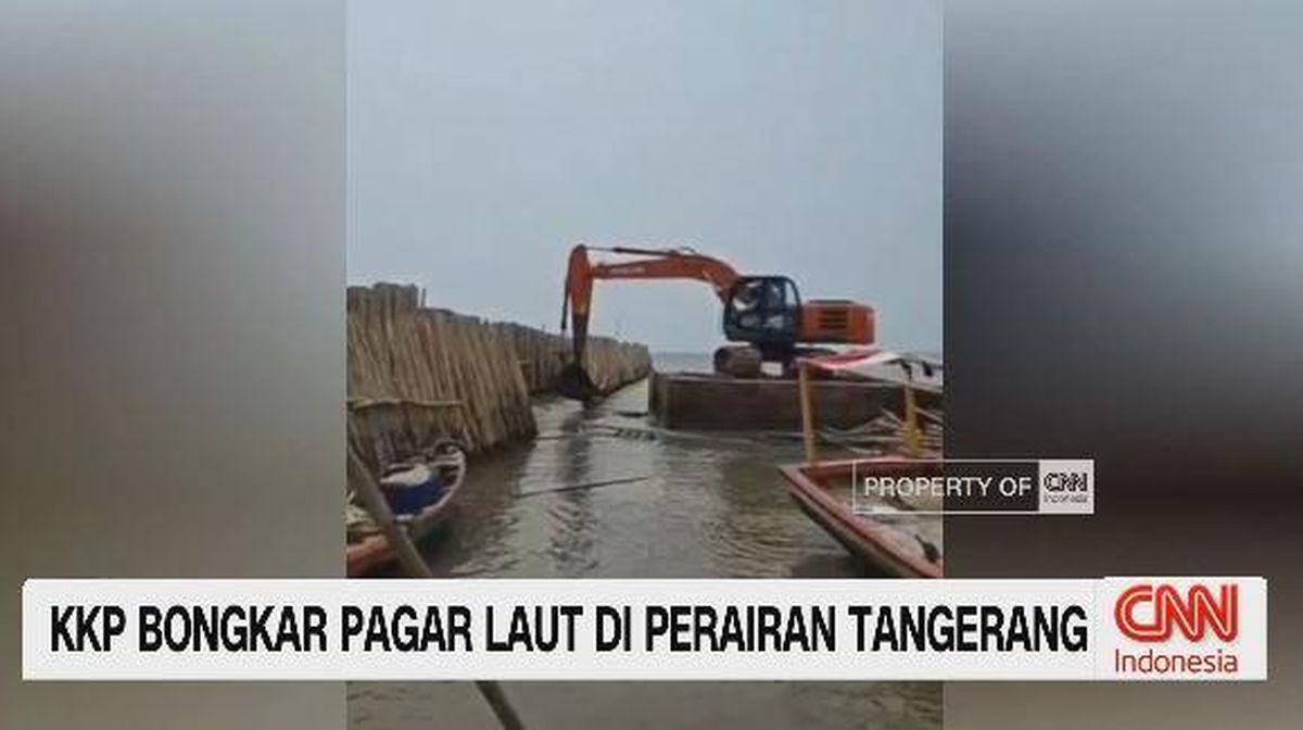 Geger! Pagar Laut Ilegal di Tangerang Dibongkar KKP, Ada Apa?
