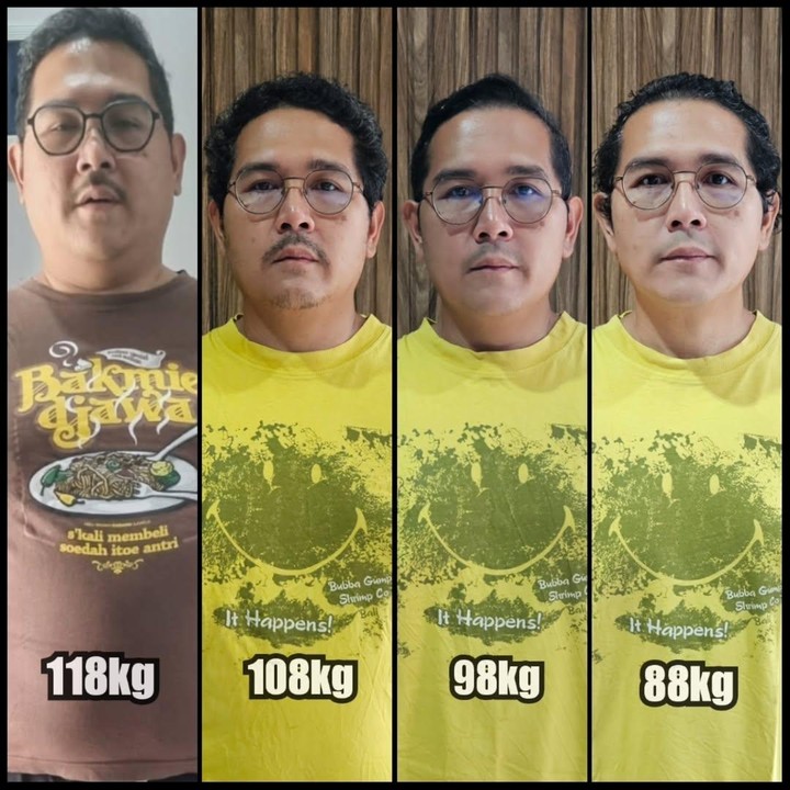 <p>Ery berhasil memangkas BB hingga 30 kilogram (kg) dalam waktu 10 bulan, Bunda. Pada akhir bulan Ramadhan lalu, pria 41 tahun ini mengungkap bahwa dirinya berhasul menurunkan berat badann dari 118 kg menjadi 88 kg. "Kita tutup Ramadhan 2025 dengan 88kg!!!! Alhamdulillah..," tulisnya. (Foto: Instagram @ery_makmur)</p>