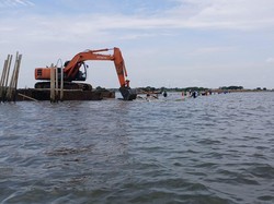 Pemprov Bongkar Sisa Pagar Laut di Tangerang, Target Rampung 23 April