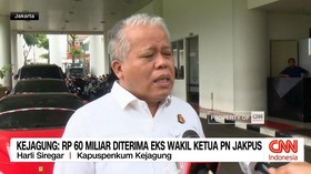 VIDEO: Kejagung: Rp. 60 Miliar Diterima Eks Wakil Ketua PN Jakpus