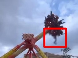 Ngeri! Seorang Remaja Terekam Terlempar dari Wahana Jatim Park 1