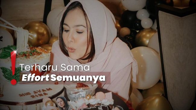 Pesona Wulan Guritno saat Ultah ke-44, Asyik Gelar Pesta Lajang