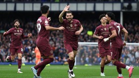 Hasil Liga Inggris: Man City Susah Payah Sikat Everton 2-0
