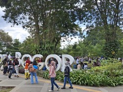 Hari Libur Paskah, Alun-alun Kota Bogor Ramai Dikunjungi Warga