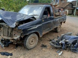 Panther Adu Kambing dengan Motor di Musi Rawas hingga 2 Pelajar Patah Kaki