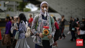 FOTO: Parade Hari Kartini di Kawasan Bundaran HI