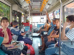Resmi Beroperasi Seusai Uji Coba, Bus TMD Mulai Dimanfaatkan Penumpang