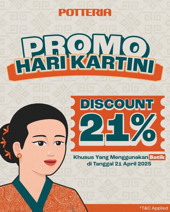Promo makanan dan minuman Hari Kartini