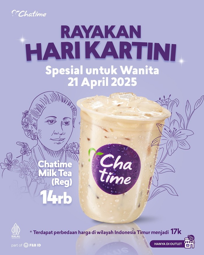 Promo makanan dan minuman Hari Kartini